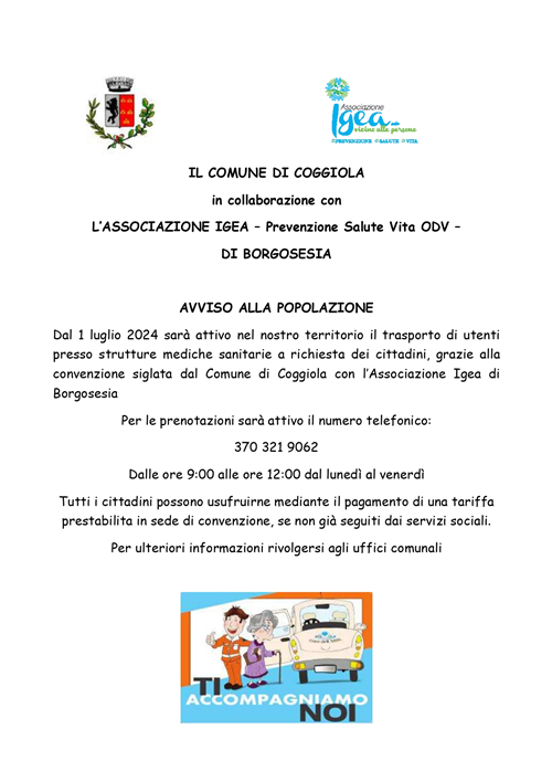 Comune di Coggiola Home Page